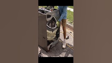 Rapid disassembly of an LG front load washing machine