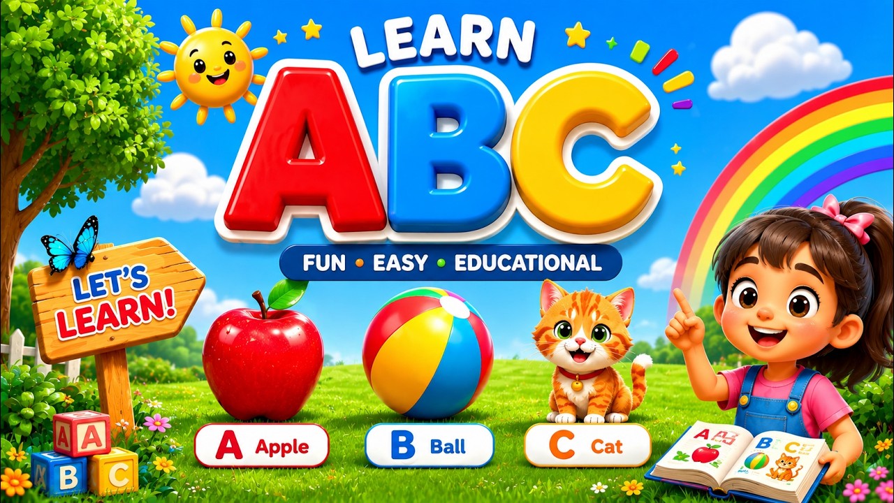 Fun ABC Phonics Song 🚀 | Alphabet Learning Video for Preschoolers - YouTube