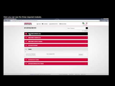 How to create a new Honda TACS Account