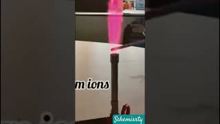 flame test experiment ll Schemistry ll class 11 llOne short