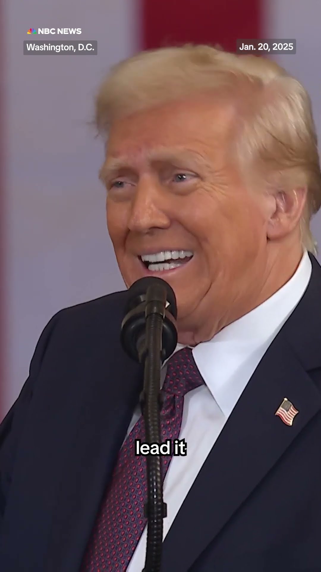 Musk gives thumbs-up as Trump vows to put American flag on Mars