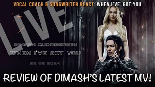 Vocal Coach & Songwriter React to When I’ve Got You - Dimash | Continuing to defy genres!!