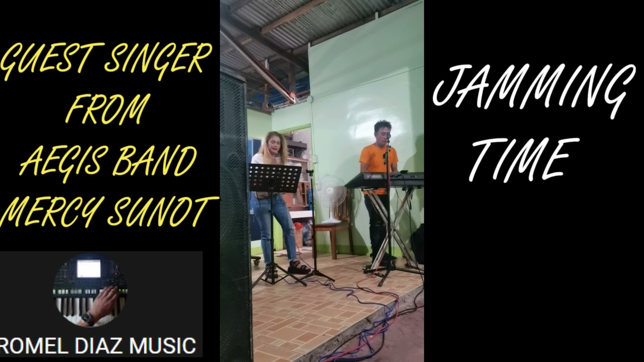 JAMMING TIME! SINGER FROM THE "AEGIS BAND" MERCY SUNOT YouTube