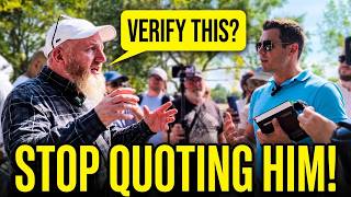 Christians Circular Logic Hamza Den Vs Panic Christian Speakers Corner
