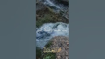 قران كريم بصوت القارئ الشيخ محمد اللحيدان/ عينا فيها تسمى سلسبيلا