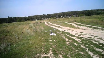 T- REX 700E maiden crash