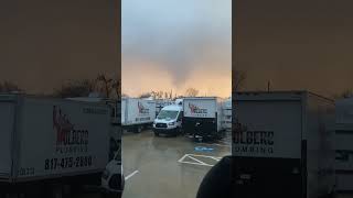 Possible tornado near Fort Worth, Texas
