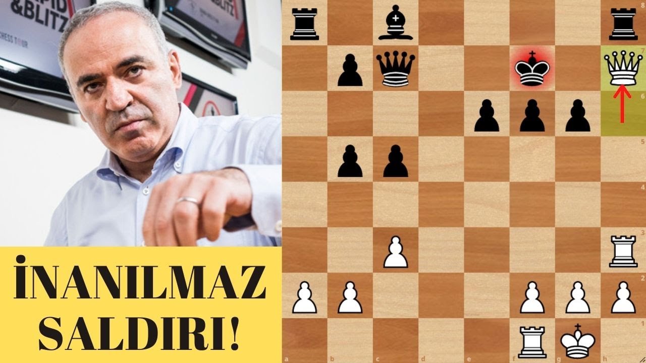KASPAROV'UN PİYONUNU ALDIĞINA BİN PİŞMAN OLDU!