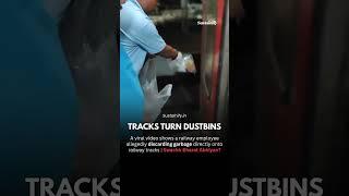 Swachh Bharat vs Reality? | Garbage Thrown On Railway Tracks  #cleanindia #news #sustainability