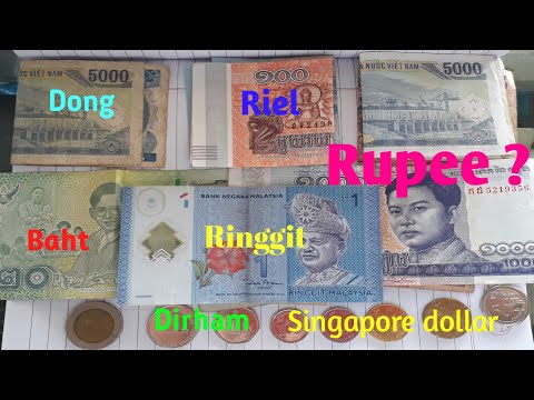 Rupee##Baht#Ringgit#singapore dollar#Dirham#cambodian Riel#Vietnamese dong#