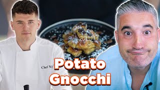 Italian Chef Reacts to POTATO GNOCCHI by Nick di Giovanni