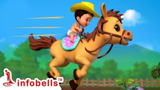 : Chal Mere Ghode Chal Chal Chal & much more | Hindi Rhymes Collection for Children | Infobells