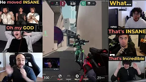 Valorant pros/streamers reacts to T1 Sylvan's INSANE 1v5 ACE clutch against EDG