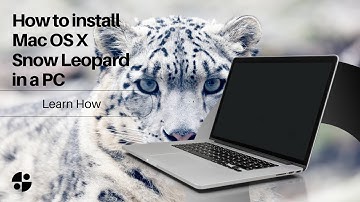 How to install Mac OS X Snow Leopard in Windows 7,8 or 10 - VirtualBox Tut