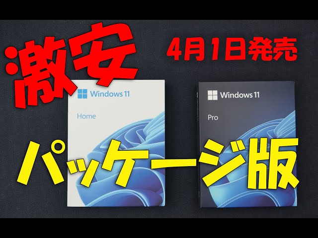 Microsoft Windows 11 Pro パッケージ版