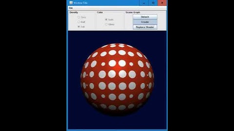 Java3D max programmable profile first cut