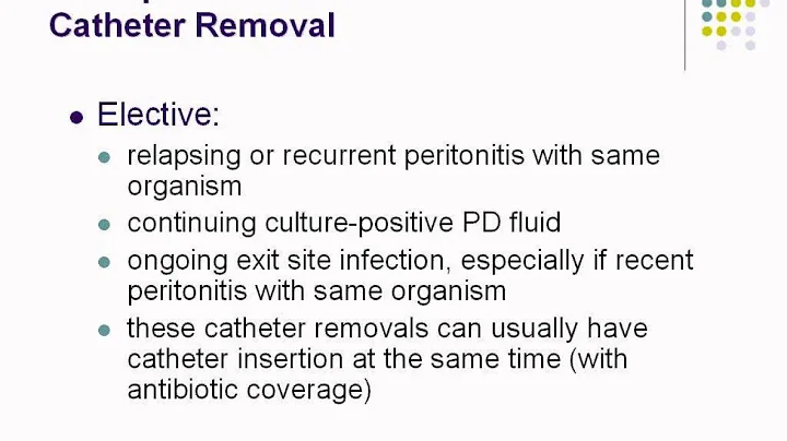 Infectious Complications of Peritoneal Dialysis: P...