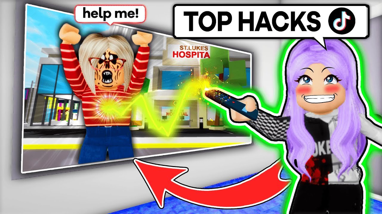 Scary Brookhaven Hack #brookhaven #roblox #brookhavenhack, how to get  under the glass in brookhaven