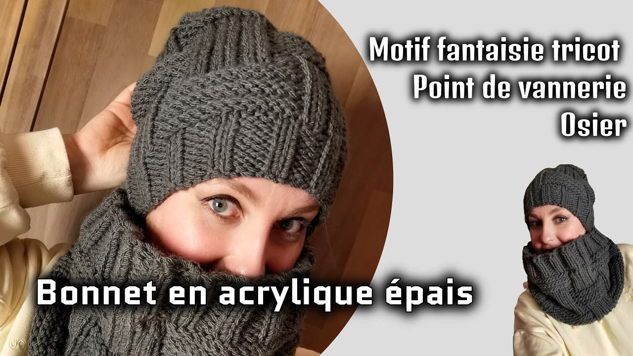 Bonnet tricoté et rigolo Ornement forestier