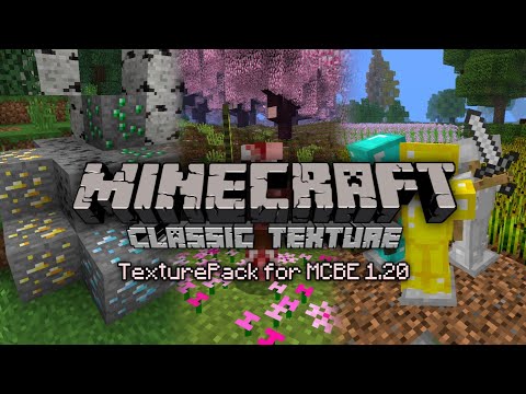 Minecraft Bedrock: How To Get The OLD Classic Texture Pack!? 