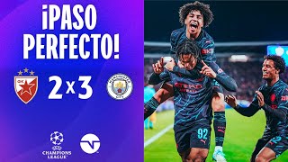 FK Crvena Zvezda vs Man City 2-3 Live Stream Champions League Football UCL  Match Score Highlights 