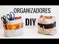 DIY ORGANIZADORES | Cómo hacer bolsas de tela organizadoras.