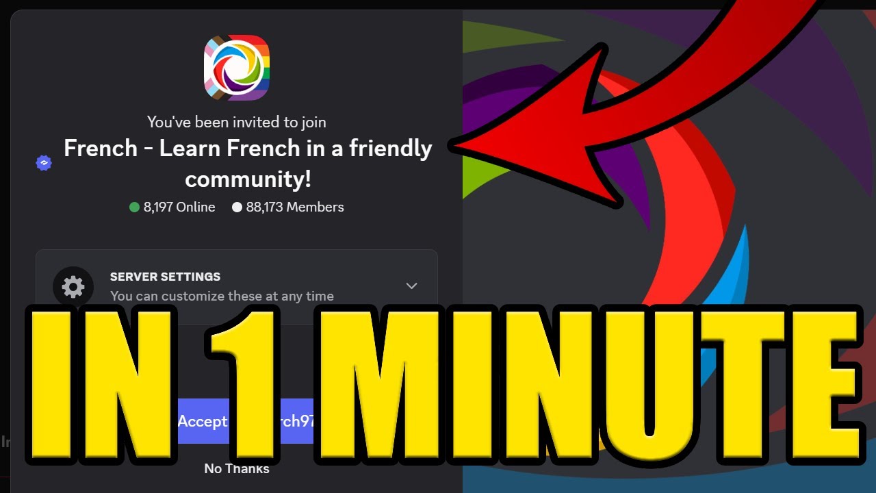HOW to JOIN LEARN FRENCH DISCORD SERVER ✅PC & MOBILE✅