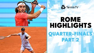 Tsitsipas vs Jarry \u0026 Hurkacz Faces Paul! | Rome 2024 Highlights Quarter-Finals Part 2