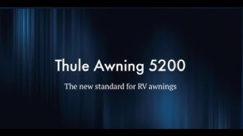 Thule Omnistor 5200 Awning - Motorhome Awning