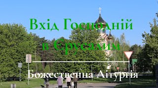 Вхід Господній в Єрусалим. Божественна Літургія