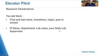 How To: Introduce Your Research with an Elevator Pitch | July 1, 2020