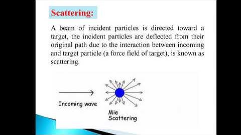 Scattering Lecture 1