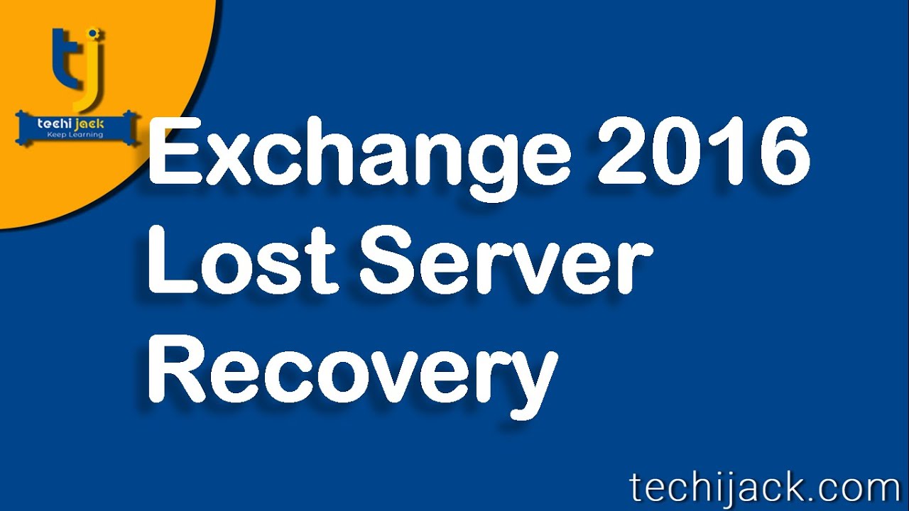 New Lost Exchange Server Recovery | Exchange Disaster Recovery