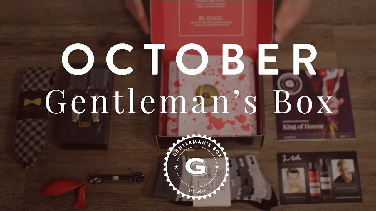 October 2017 Gentleman's Box Unboxing