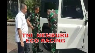 ANGGOTA TNI MEMBURU ECO  RACING - DIESEL