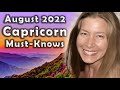 Capricorn August 2022 Astrology (Must-Knows) Horoscope Forecast