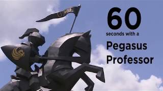 60 Seconds With a Pegasus Professor - Robert Folger, 2017