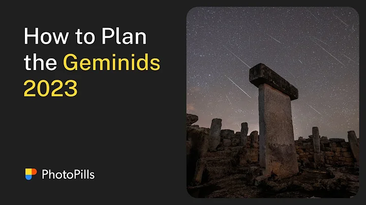 How to Plan a Photo of the Geminids Meteor Shower 2023 | Step by Step Tutorial