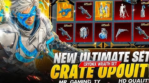 😱 Gilt Cryonix Wraith Set & Absolute Zero Vector Spin 🥶 PUBG Mobile Crate Opening #pubgmobile