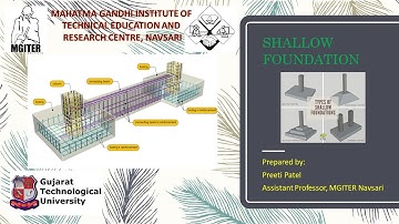 SHALLOW FOUNDATION~(Audio~ Hindi): BCT -(3130607)FOUNDATION ENGINEERING 2180609, 3160616