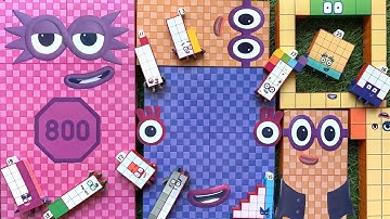 Looking for Numberblocks NEW 1987 Puzzle Tetris Shape ASMR  | Numberblocks Satisfying Video