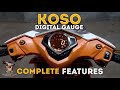 KOSO Digital Gauge Complete Features (MIO I 125 S)