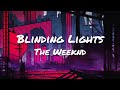 The weeknd  blinding lights lyrics