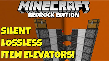 Minecraft Easy SILENT Item Elevator (Doesn
