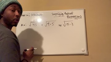Video 1- Simplifying Radical Expressions (Addition and Subtraction)