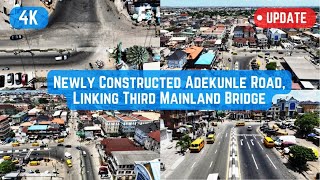 Newly Constructed Adekunle Road Linking Third Mainland Bridge