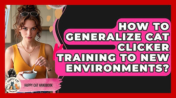 How To Generalize Cat Clicker Training To New Environments? - Happy Cat Handbook