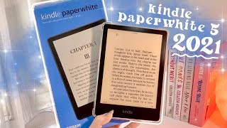 📖 Kindle Paperwhite 11th gen | aesthetic unboxing + setup + accessories 📦