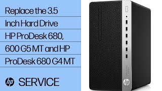 Replace the 3.5 Inch Hard Drive | HP ProDesk 680, 600 G5 MT and HP ProDesk  680 G4 MT | HP - YouTube