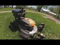 rc mower with sabertooth 2X32 and worx 56v mower